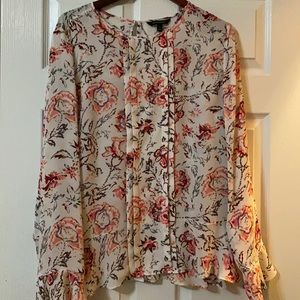 XL floral Banana Republic Top